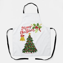 Delantal Apron navideño