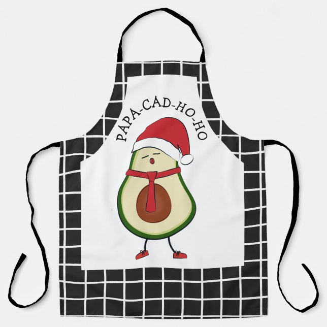 Delantal Apron navideño humorístico para él (Anverso)