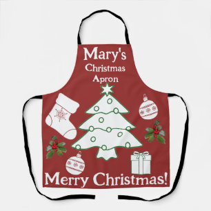 Delantal Apron navideño navideño