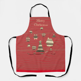 Delantal Apron navideño personalizado Merry