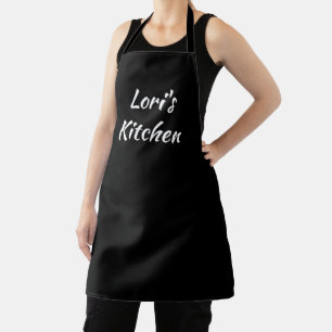 Delantal Apron negro personalizado