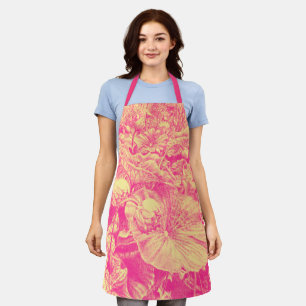 Delantal Apron - "Nodding Lotus" (Tropical)