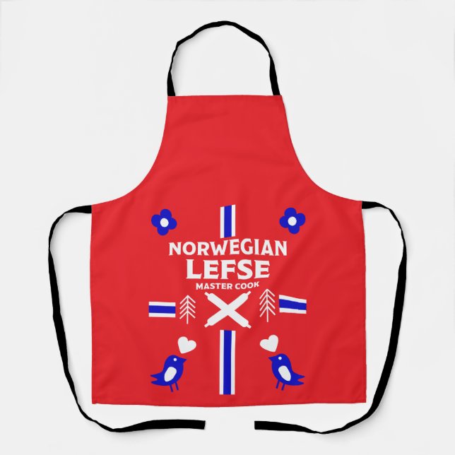 Delantal Apron noruego Lefse Flatbread (Anverso)