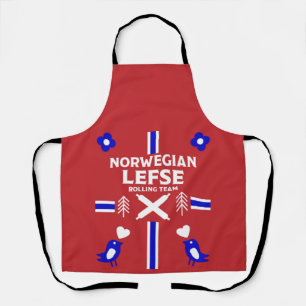 Delantal Apron noruego Lefse Flatbread