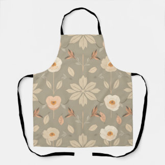 Delantal Apron orgánico elegante - Colores suaves y Elem na