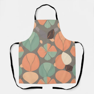 Delantal Apron orgánico vibrante - Patrón sin foco colorido