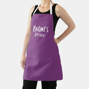 Delantal Apron orquídea personalizada