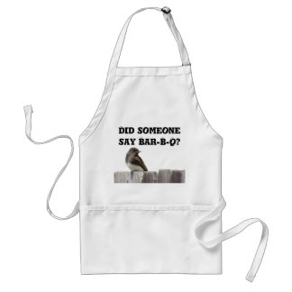 Delantal Apron - Pájaro en valla v.2