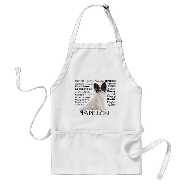 Delantal Apron Papillon Traits (Frente)