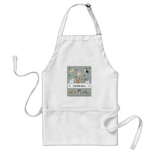 Delantal Apron para baño de perro con perros iluminados