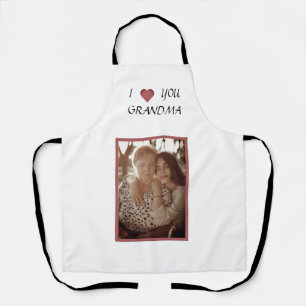 Delantal Apron para la abuela - Perfecto para cocinar y hac