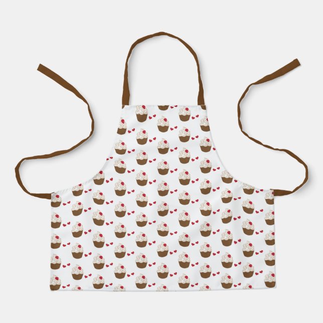 Delantal Apron para niños | Impresión de rebanada completa (Anverso)