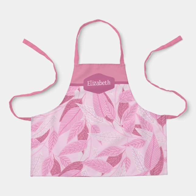 Delantal Apron Pastel Pink Kids Personalizado (Anverso)