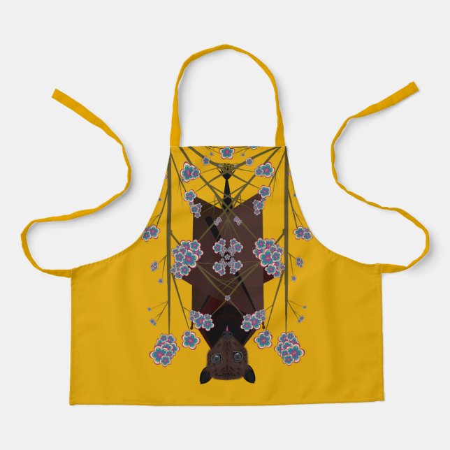 Delantal Apron pequeño mostaza de Fox Voladora (Anverso)