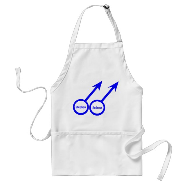 Delantal Apron Personalizable Gay Lovers (Frente)