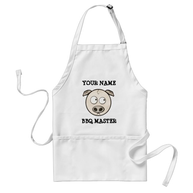 DELANTAL  APRON PERSONALIZABLE MAESTRO DE BBQ (Frente)