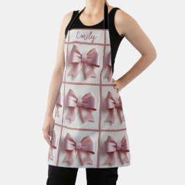 Delantal Apron personalizado con arcos rosados