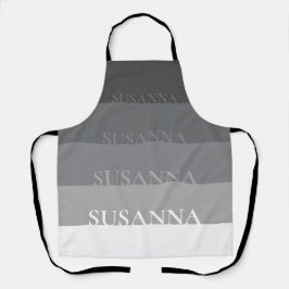 Delantal Apron personalizado con rayas de moda