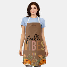 Apron Personalizado Con Tema De Caída