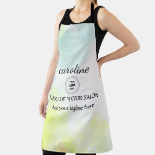 Delantal Aprón personalizado de acuarela