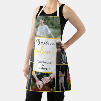 Delantal Apron, Personalizado de amor de Besties | Regalo d