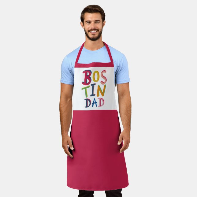 Delantal Apron personalizado de Bostin Dad Black Country (Gastado)