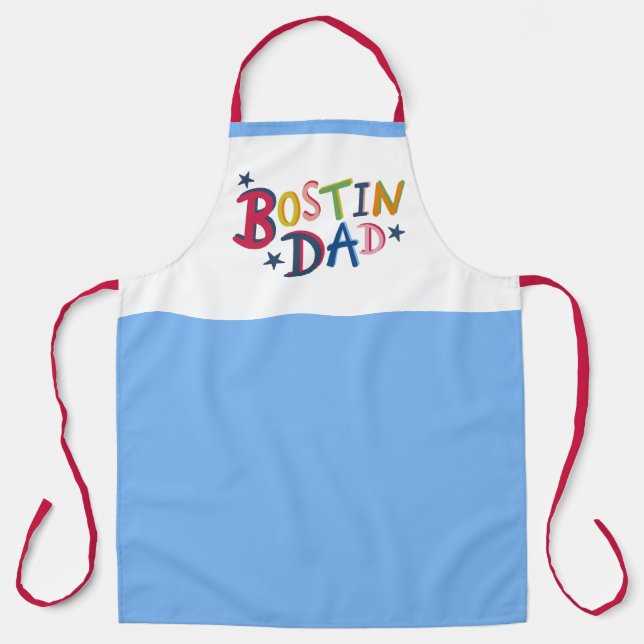 Delantal Apron personalizado de Bostin Dad Black Country (Anverso)