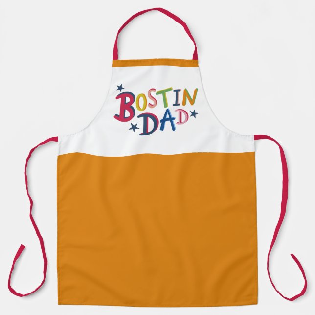 Delantal Apron personalizado de Bostin Dad Black Country (Anverso)