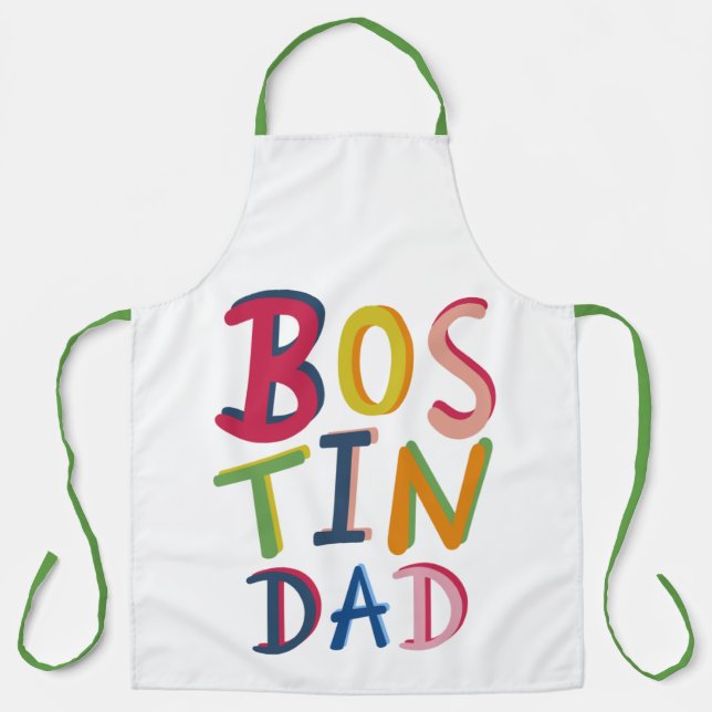 Delantal Apron personalizado de Bostin Dad Black Country (Anverso)