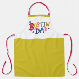 Delantal Apron personalizado de Bostin Dad Black Country