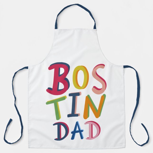 Delantal Apron personalizado de Bostin Dad Black Country (Anverso)