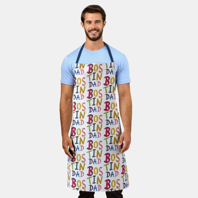 Delantal Apron personalizado de Bostin Dad Black Country (Gastado)
