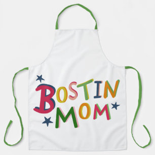 Delantal Apron personalizado de Bostin Mamá en el país negr
