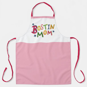 Delantal Apron personalizado de Bostin Mom Black Country