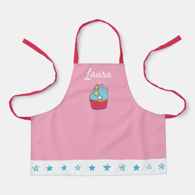Delantal Ápron personalizado de chicas para hacer pan (Anverso)