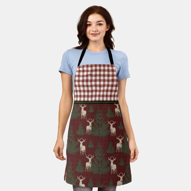 Delantal Apron personalizado de cierres y árboles (Gastado)