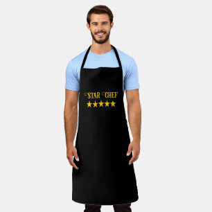 Delantal Apron Personalizado de Cinco Estrellas Chef