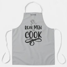 Apron personalizado de "Cocina de Hombres Reales"