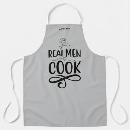 Delantal Apron personalizado de "Cocina de Hombres Reales"