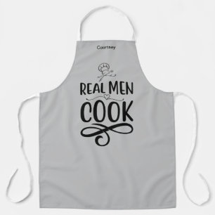 Delantal Apron personalizado de "Cocina de Hombres Reales"
