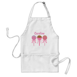 Delantal Apron personalizado de deliciosos pasteles rosados