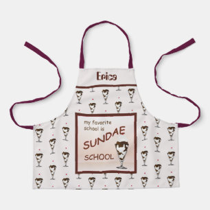 Delantal Apron Personalizado de helados