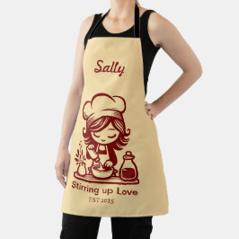Delantal Apron personalizado de horneado personalizado para