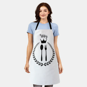 Delantal Apron personalizado de la cocina de la esposa