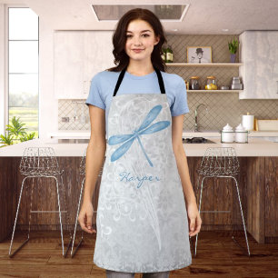 Delantal Apron personalizado de la libélula azul