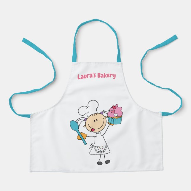 Delantal Apron personalizado de pastelitos (Anverso)