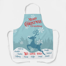 Delantal Apron personalizado de reno de vacaciones