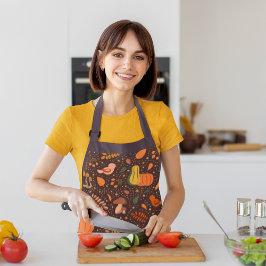 Delantal Apron personalizado del chef de otoño