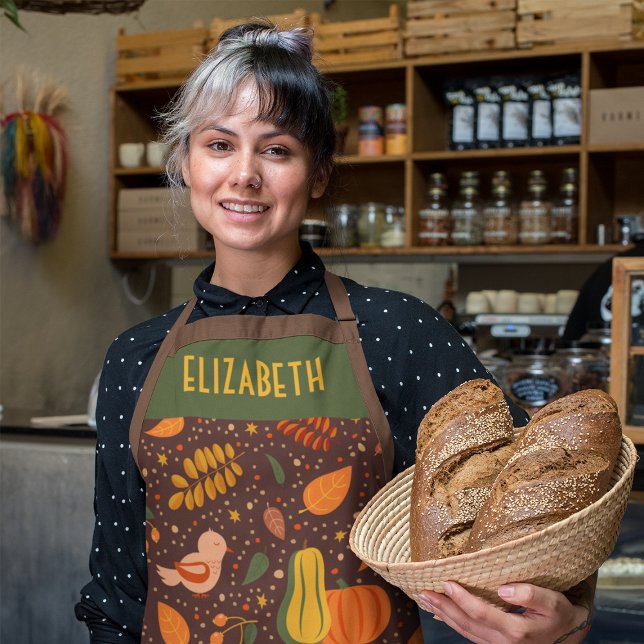 Delantal Apron personalizado del chef de otoño (Subido por el creador)