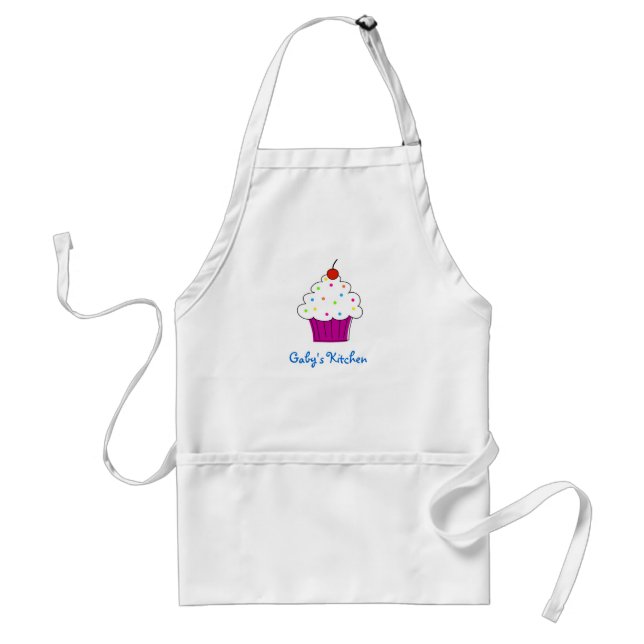 Delantal Apron, Personalizado del pastel (Frente)